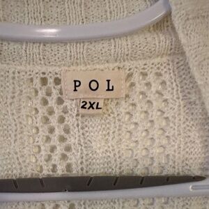 POL Women's Cream Knit Cardigan
